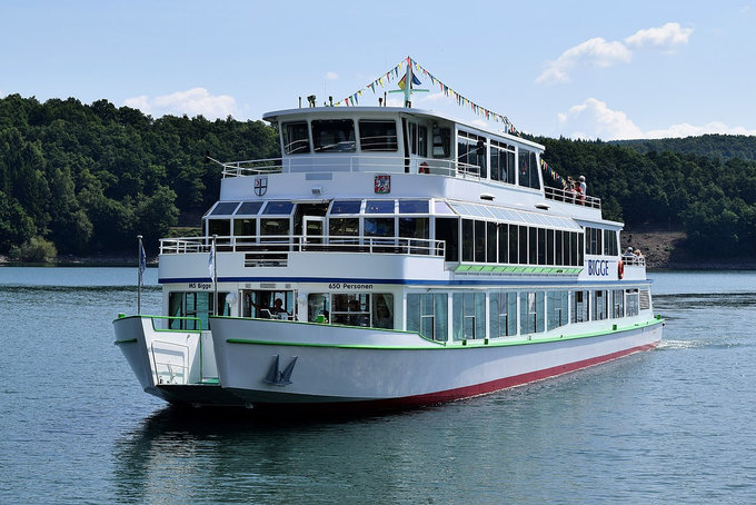 Giro in battello con la Westfalen